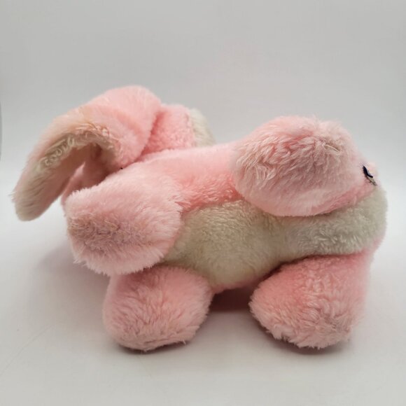 Dakin Pink Elephant Plush Vintage 1977 Rattle Chime Baby Stuffed Toy Floppy Ears - Picture 9 of 11